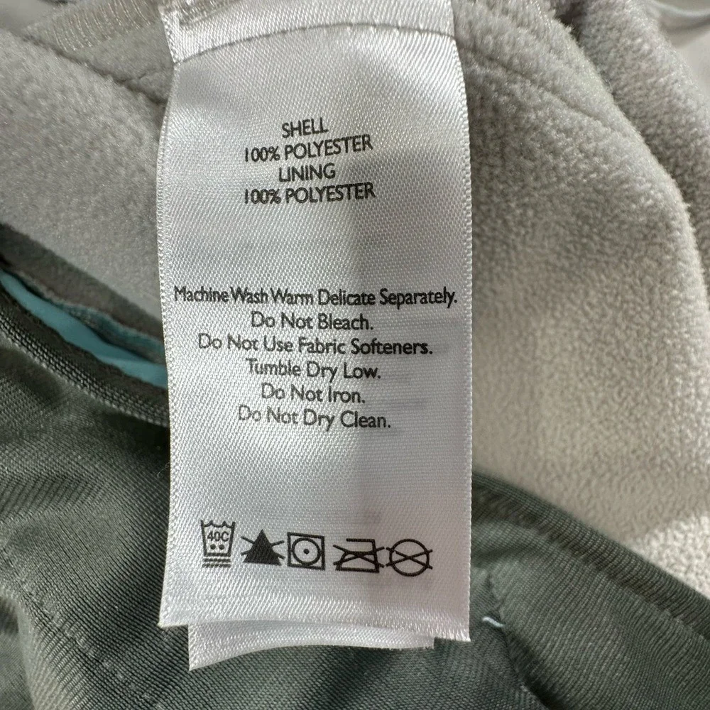 Eddie‎ Bauer Baby Blue Softshell Jacket Zip Up Lightweight Outdoor Women's Small
